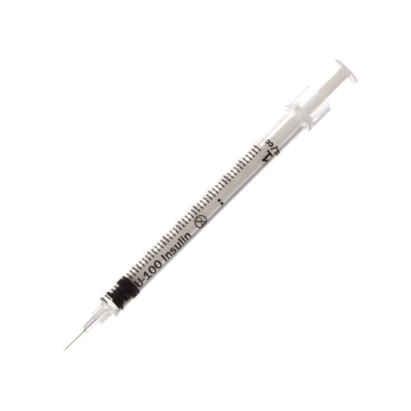 50 x Syringes including needle Insulin 1ml
