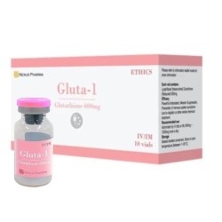 Gluthatione most powerful antioxidant, 1 vial x 600mg