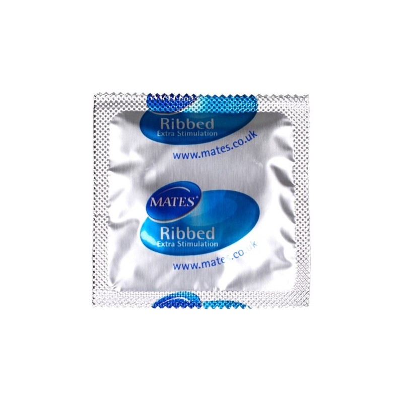 5 x Mates Ribbed Condoms