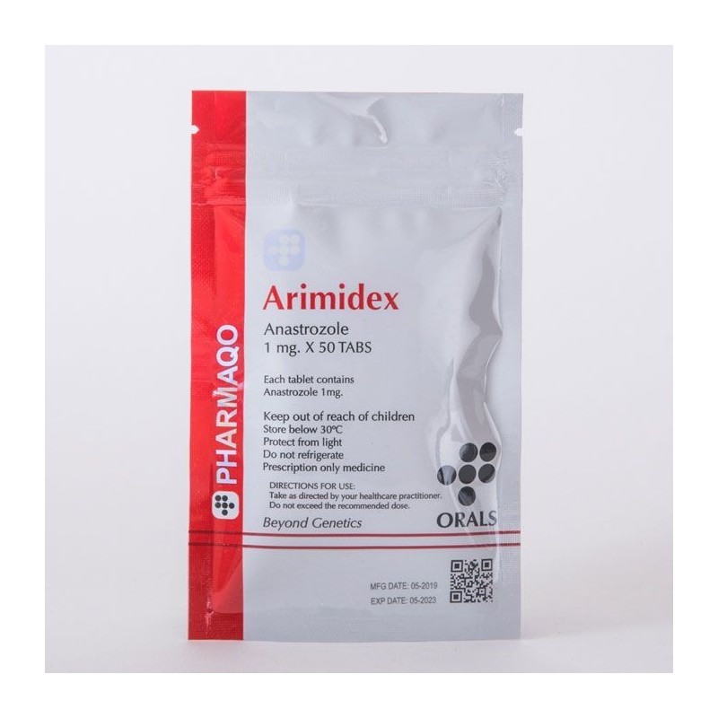 Pharmaqo Arimidex Anastrozole 50 tabs x 1mg