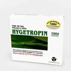 3 x £139 Hygetropin 100 I.U. Black Tops with verification + FREE Bac water