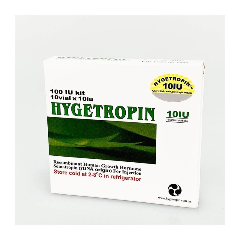 Hygetropin 100 I.U. Black Tops with verification + FREE Bac water