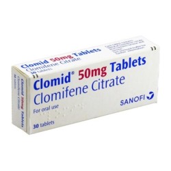Clomid 50mg Clomiphene Citrate by Sanofi 30 tablets