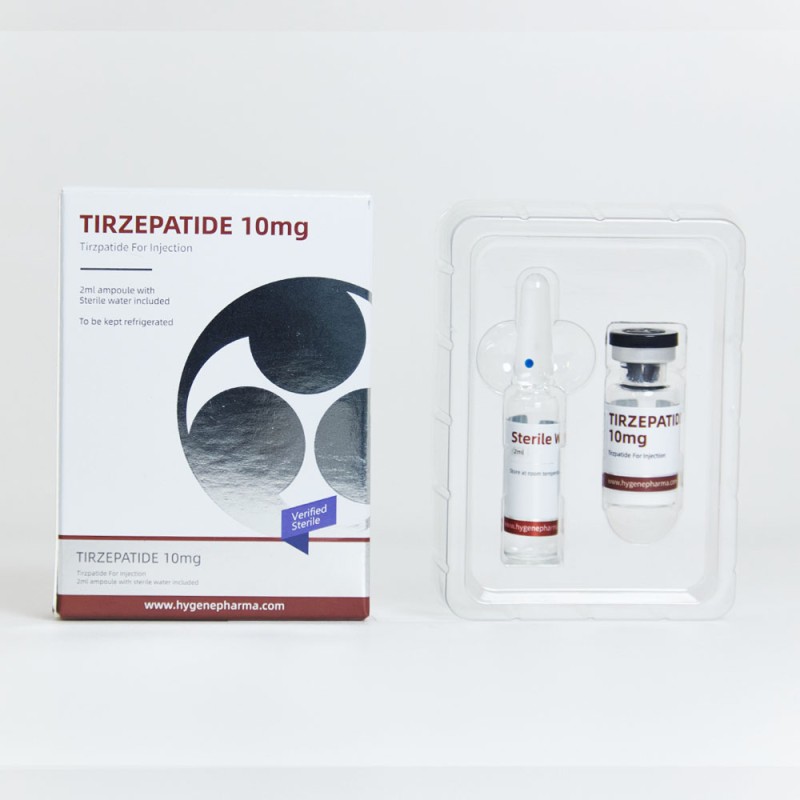 Tirzepatide 10mg vial, 4 weeks/1month supply + inj. water