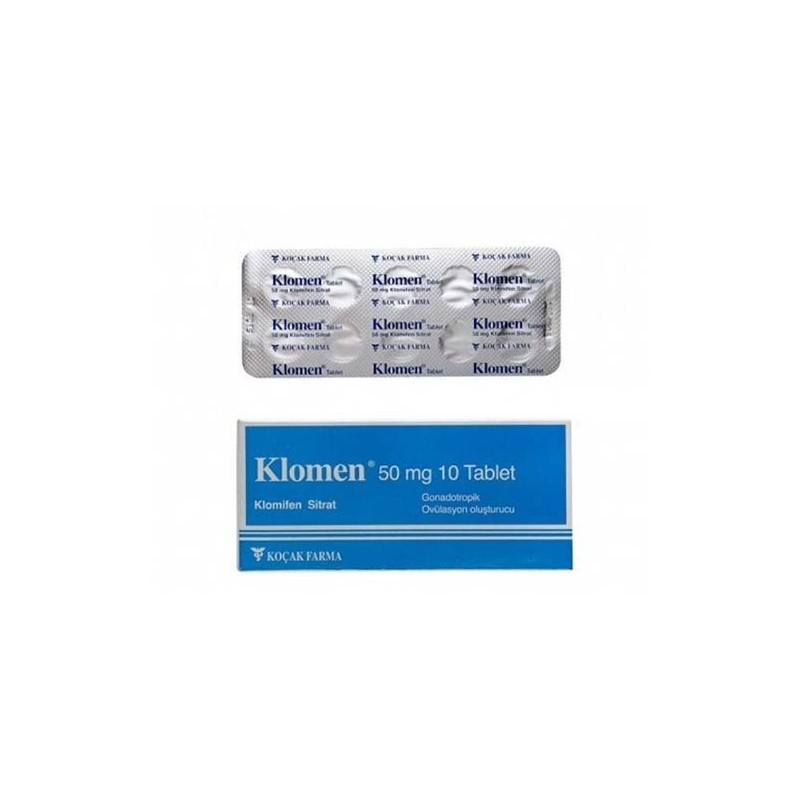 Clomid Pharma Grade 50mg x 20 tablets Klomen